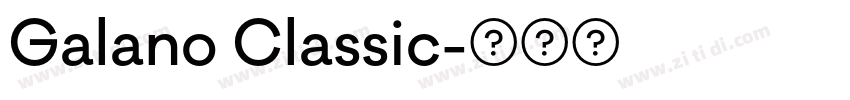 Galano Classic字体转换